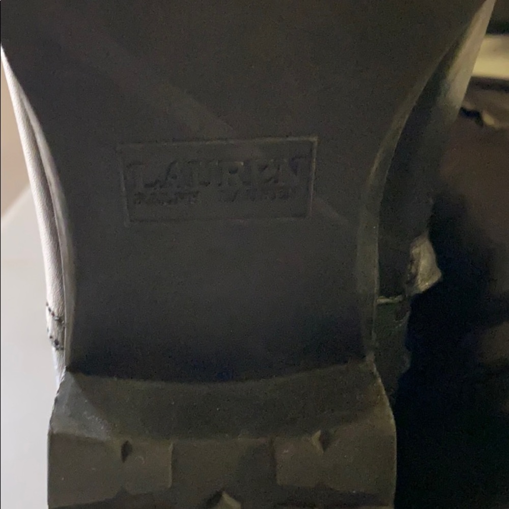 Ralph Lauren Tall Black Boots 10 - Picture 5 of 8